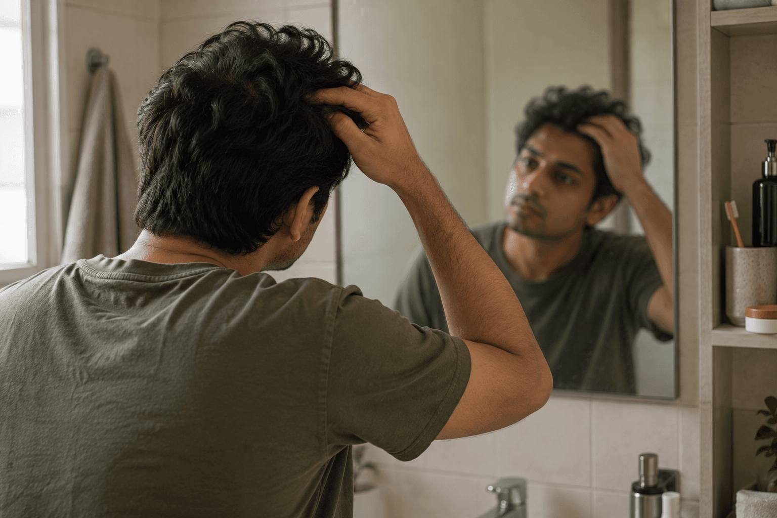 Cover illustration for “Does Smoking Cause Hair Loss? What the Evidence Shows”